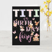 Titi der Geburtstagsfee Geburtstagsmädchen Magisch Karte (Gelbe Blume)