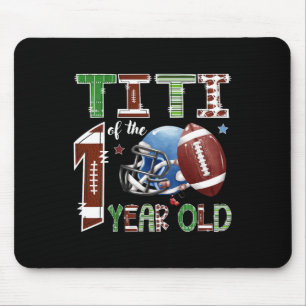 Titi des 1-jährigen Fußballs 1. Jahr Down Birt Mousepad
