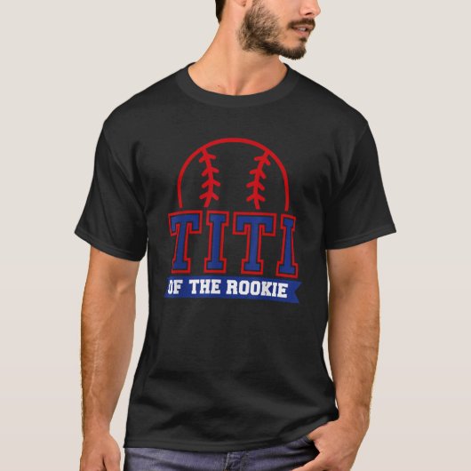 Titi of Rookie 1st Birthday Baseball Theme Matchin T-Shirt (Vorderseite)