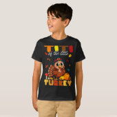 Titi Of The Little Turkey Thanksgiving Baby Shower T-Shirt (Vorne ganz)