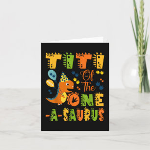 Titi of the One-a-saurus 1. Geburtstag Dinosaurier Karte