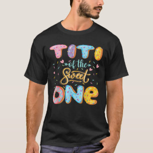 Titi of the Sweet One 1. Geburtstag Girl Donut Lie T-Shirt