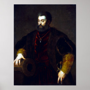 Titian Alfonso d'Este, Herzog von Ferrara Poster