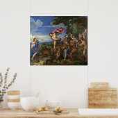 TITIAN - Bacchus und Ariadne 1522 Poster (Küche)
