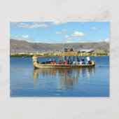 Titicaca-Boot Postkarte (Vorderseite)