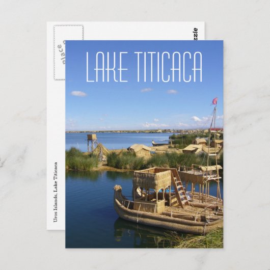 Titicaca peru postkarte (Vorne/Hinten)