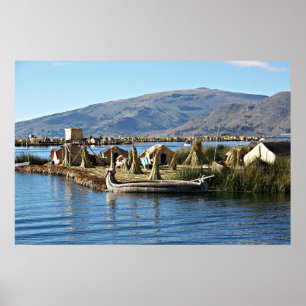 Titicaca-See, Floating Island Poster