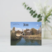 Titicaca-See Peru Postkarte (Stehend Vorderseite)