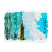 Titicaca Seeblick Magnet (Horizontal)