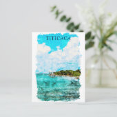 Titicaca Seeblick Postkarte (Stehend Vorderseite)