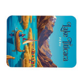 Titicacasee Peru Magnet (Horizontal)