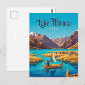 Titicacasee Peru Postkarte (Vorne/Hinten)