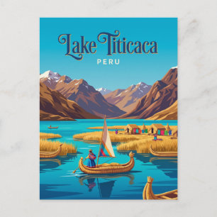 Titicacasee Peru Postkarte