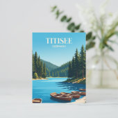 Titisee Deutschland Postkarte (Stehend Vorderseite)