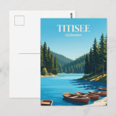 Titisee Deutschland Postkarte (Vorne/Hinten)