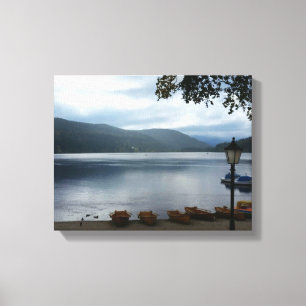 Titisee Germany Poster Wrapped Canvas Leinwanddruck