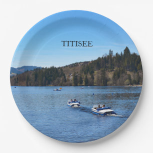 Titisee im Schwarzwald Pappteller