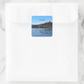 Titisee im Schwarzwald Quadratischer Aufkleber (Tasche)