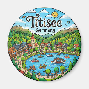 Titisee, Schwarzwald Deutschland Magnet