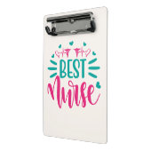 TITLE  Best Nurse Mini Clipboard – Personalized Me Klemmbrett (Gewinkelt2)