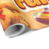 Title gestures, golden toybox premium wrap geschenkpapier (Rolleneckpunkt)