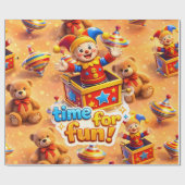 Title gestures, golden toybox premium wrap geschenkpapier (Flach)