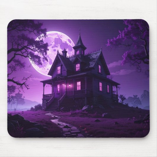 Title: Haunted Moonlight – Gothic Fantasy Mouse Pa Mousepad (Vorne)