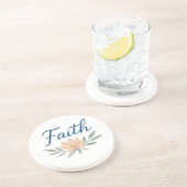 Title: Hold Faith Close — Light Always Returns Getränkeuntersetzer (Seite)