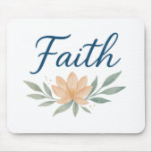 Title: Hold Faith Close — Light Always Returns Mousepad (Vorne)