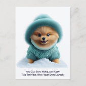 Title: Humorous Customizable Any Occasion Postcard Postkarte (Vorderseite)