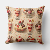 Title indulgence ice cream sundae and banana split kissen (Vorderseite)