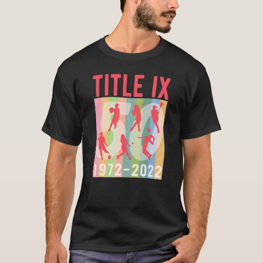 Title Ix 50th Anniversary U S Education Amendments T-Shirt (Vorderseite)