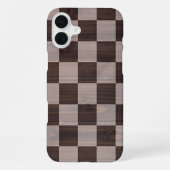 Title Matte Chessboard Texture Phone Case iPhone Hülle (Rückseite)