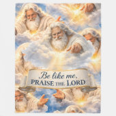 Title me praise the Lord premium fleece blanket in (Vorderseite)
