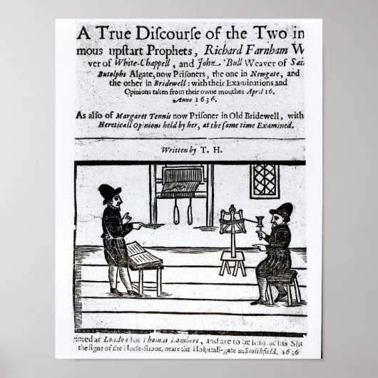 Title Page 'A True Discourse of the Two�' Poster (Vorne)