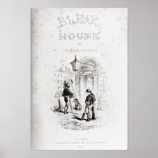 Title page of 'Bleak House' Poster (Vorne)