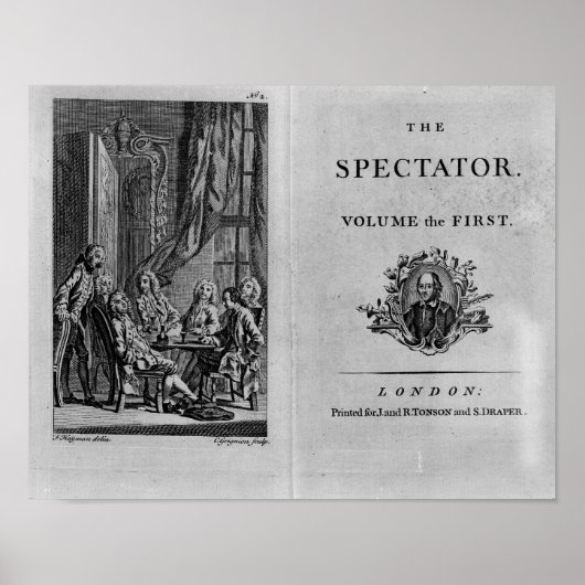 Title page of first volume of collected poster (Vorne)