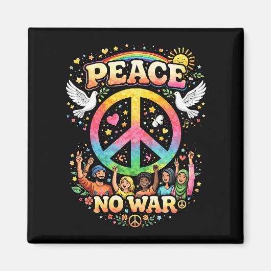 Title: Peace Over War Magnet (Vorne)