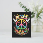 Title: Peace Over War Postkarte (Stehend Vorderseite)