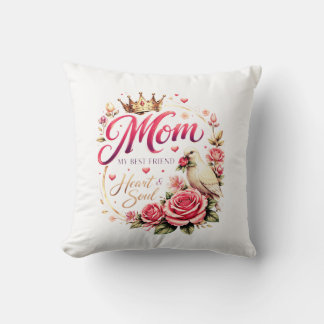🌸 Title (SEO + Trending) Mom Crown Rose Design –  Kissen
