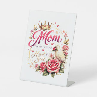 🌸 Title (SEO + Trending) Mom Crown Rose Design –  Sockelschild