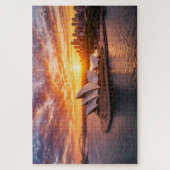 Title Sydney Opera House Sunset Aerial Photography Puzzle (Vertikal)