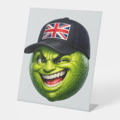 Title Union Jack Wall art Sockelschild (Vorderseite)