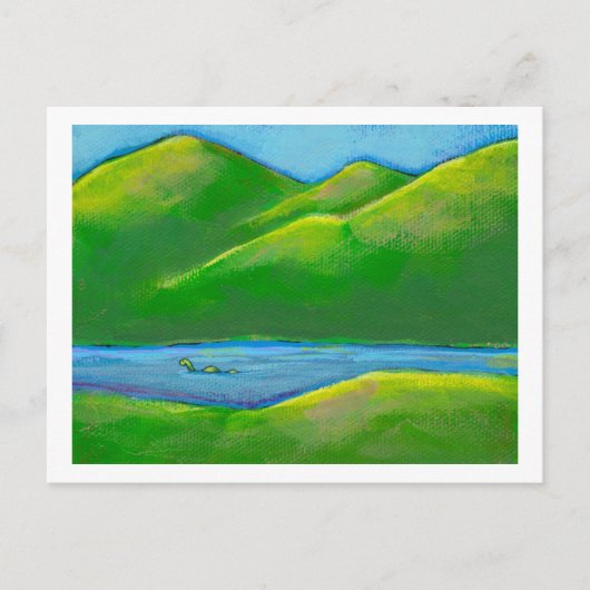 Titled: Privacy - maybe the Loch Ness monster Postkarte (Vorderseite)