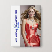 Titleholder Photo Button for Pageants - Rectangle (Vorderseite)