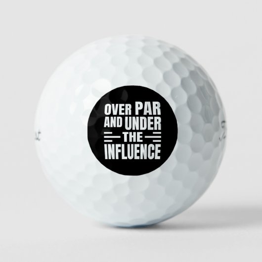 Titleist Golf Balls Over Par Golfball (Vorderseite)