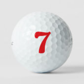 Titleist Pro V1 Benutzerdefinierte Nummer 7 - Pers Golfball (Vorderseite)