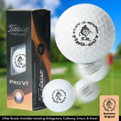 Titleist Pro V1 P.A.R.F.O. Maskottchen-Logo Golfball