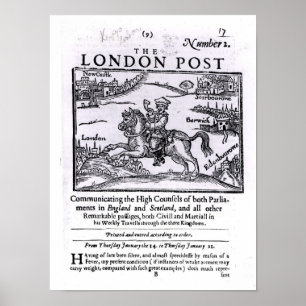 Titlepage 'der London-Nachrichten Poster