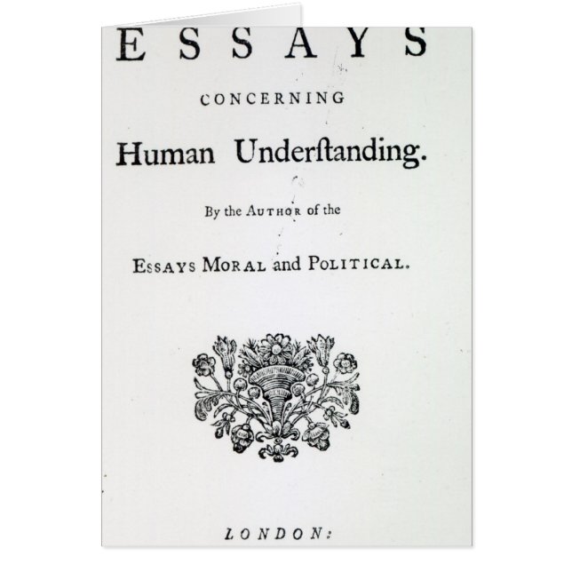 Titlepage 'der philosophischen Versuche (Vorne)